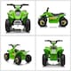 image 8 of HOMCOM 6V Kids Electric Ride on Car All Terrain Vehicle Toy Quad Bike with Forward Reverse Functions Toddlers for 18-36 Months Old Green