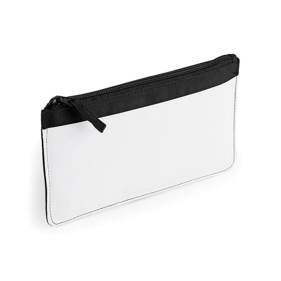 Bagbase Plain Sublimation Pencil Case - Black - One Size