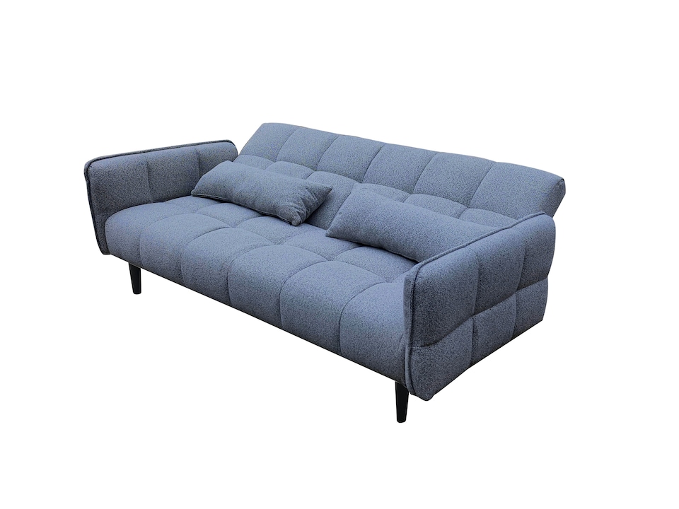 image 1 of Bello 2 Seater Sofa Bed in Grey or Silver | Grey | One Size