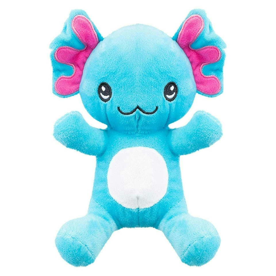 image 1 of Sitting Axolotl Soft Toy Cute Plushie Huggable Cuddly Stuffed Toy 20cm Blue