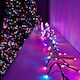 image 1 of 720 LED 9.3m Premier Clusterbrights Indoor Outdoor Multifunction Mains Operated Christmas Cluster Lights with Timer in Rainbow