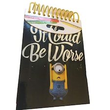 Despicable Me It Could Be Worse Mini Minions Sketchbook Set - Black/White/Yellow - One Size
