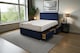 image 1 of Sarah Plush Bed Set With Mattress, 2 Drawers Same Side & 24"Headboard