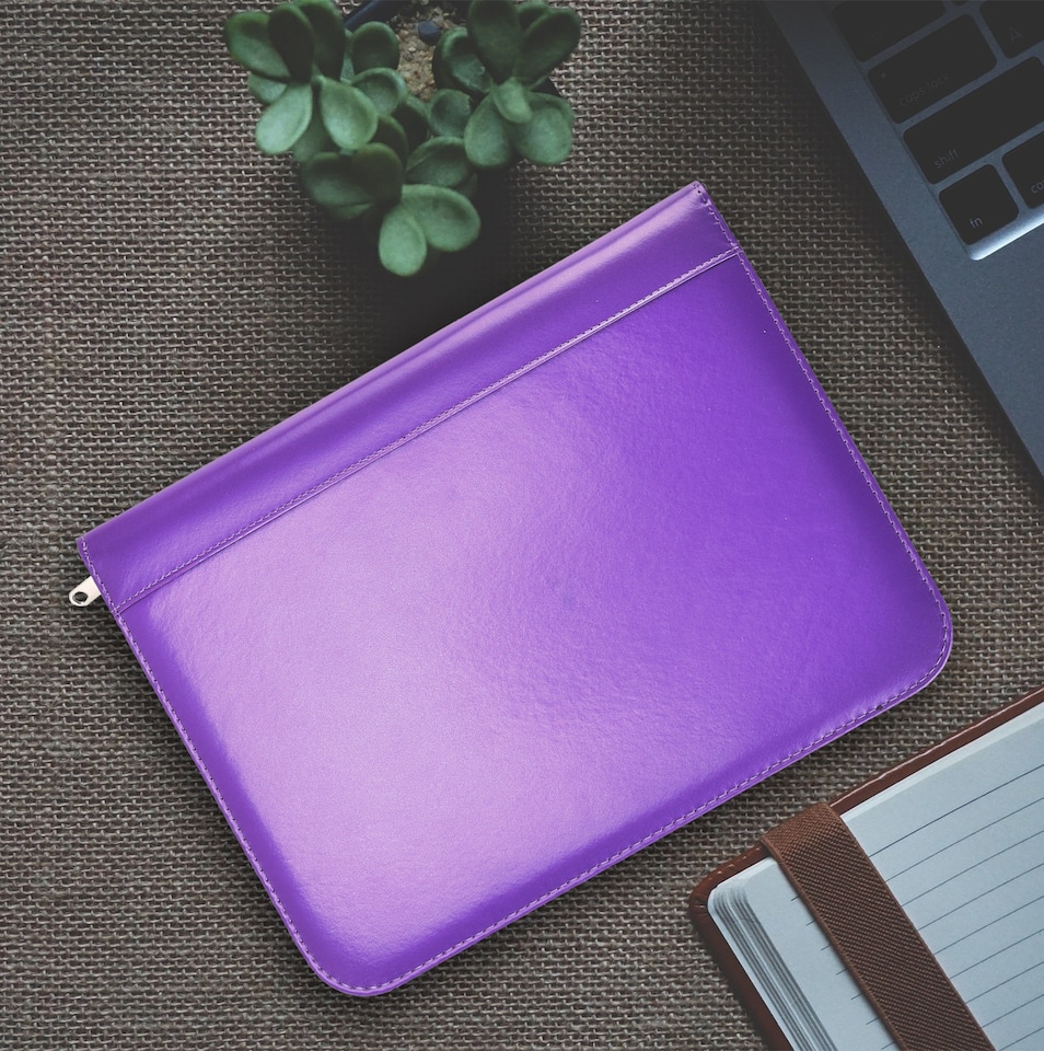 image 1 of ARPAN A4 Conference Folder Portfolio – Executive Business Organiser with Calculator, Writing Pad, Pen Holder & Document Storage for Office, Meetings & Interviews