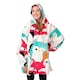 image 1 of Squishmallows Womens/Ladies Character Blanket Hoodie - Multicoloured - One Size