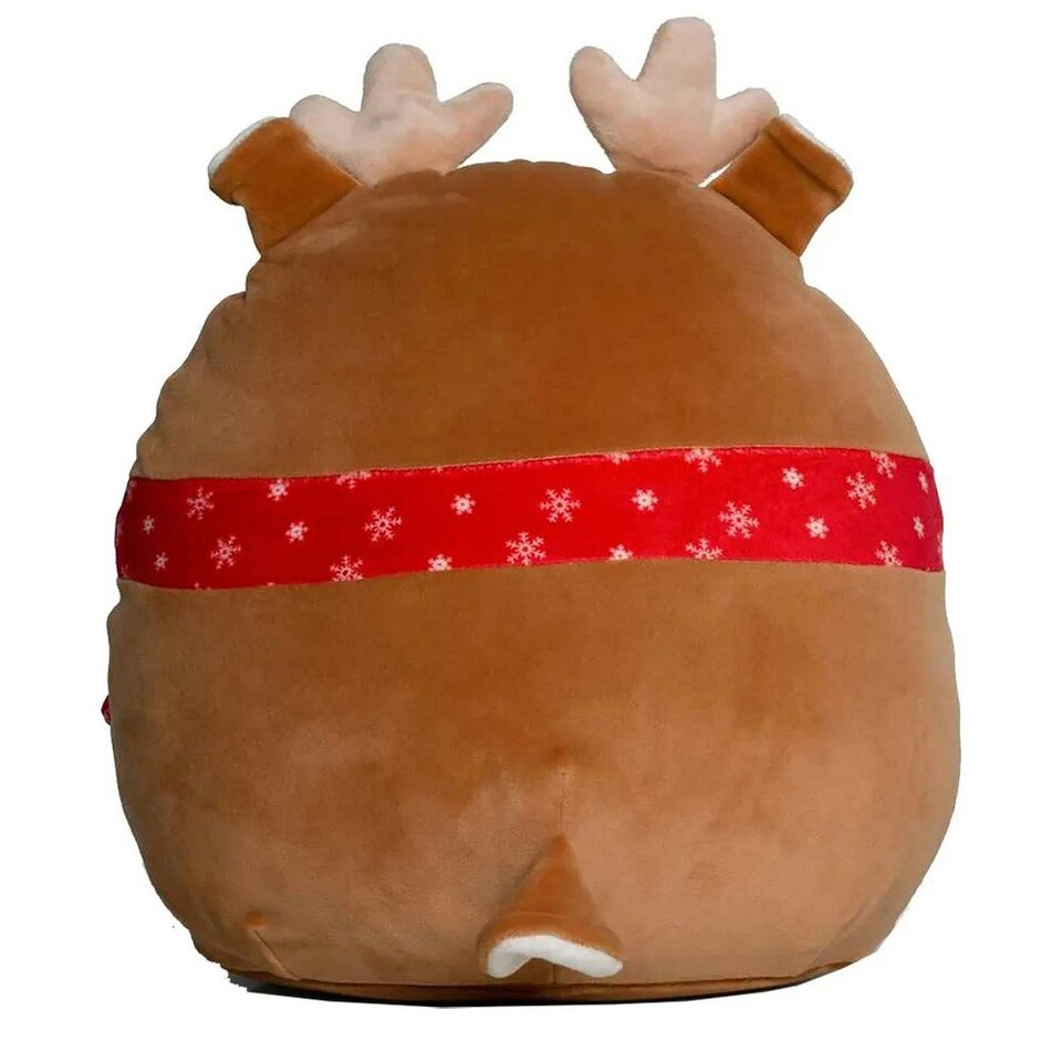image 1 of Mumbles Squidgy Deer Plush Toy - Mid Brown - One Size