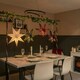 image 1 of ValueLights Plug In Christmas 45cm Xmas Black Velvet Paper Star with LED Bulb