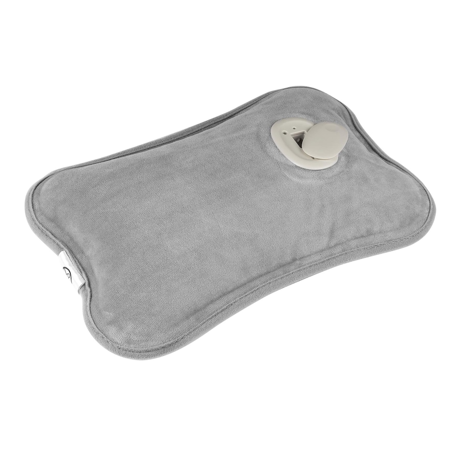image 1 of Daewoo Grey 380W Rechargeable Hot Water Bottle with Hand Pocket