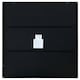 image 7 of The Artus - Black Aluminium Edged Wall Mirror 47" X 31" (120CM X 80CM) Black