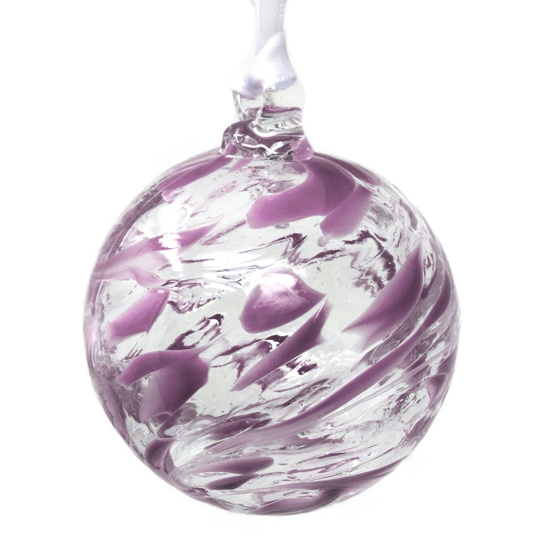 Milford Birthstone Glass Globe Mini FEBRUARY AMETHYST BGO2FEB