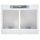 image 5 of SIA VSR60WH 60cm White Slimline Visor Cooker Hood Kitchen Extractor Fan