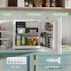 image 4 of HOMCOM 46L Counter Top Fridge with Chiller Box Mini Fridge for Bedrooms Black