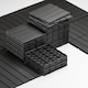 image 6 of URBNLIVING Interlocking Garden Deck Tiles | Multi | Anthracite | 9 Tiles