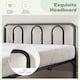 image 5 of COSTWAY Foldable Bed Frame Portable Folding Bed with Headboard   Footboard Black