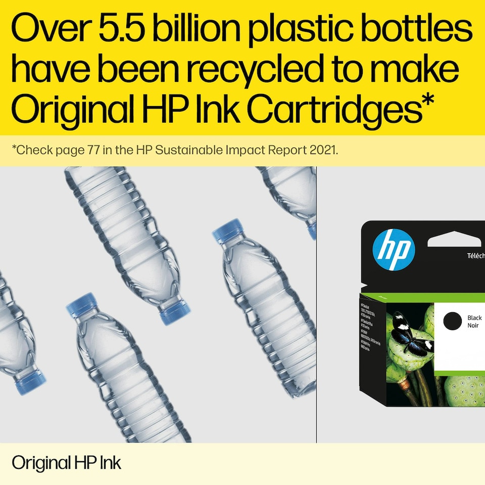 image 1 of 2x HP 304XL Black Genuine Ink Cartridges