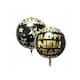 image 2 of Realmax Round New Year 4D Balloon - Black/Gold - 22in