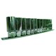 image 1 of 3/8" Drive Deep Metric 6-Sided Single Hex Sockets Rail 15pc 8mm - 22mm Bergen