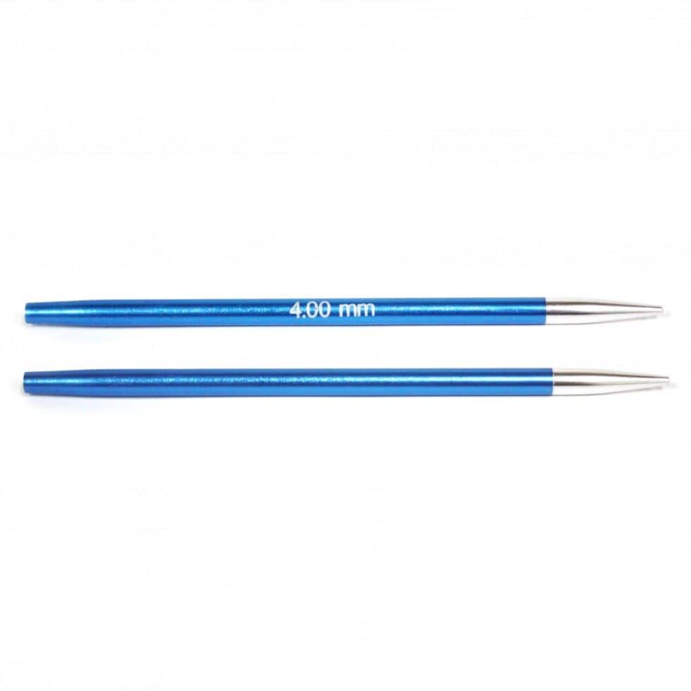 KnitPro ZING S IC 4 - Zing: Knitting Pins: Circular: Interchangeable: Special: 4.00mm in Silver