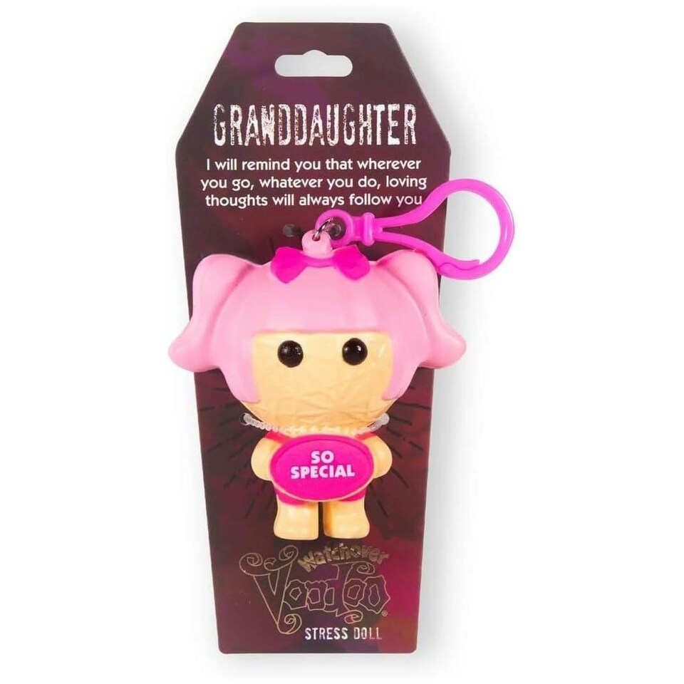 History & Heraldry Voodoo Stress Toy Keychain - Granddaughter