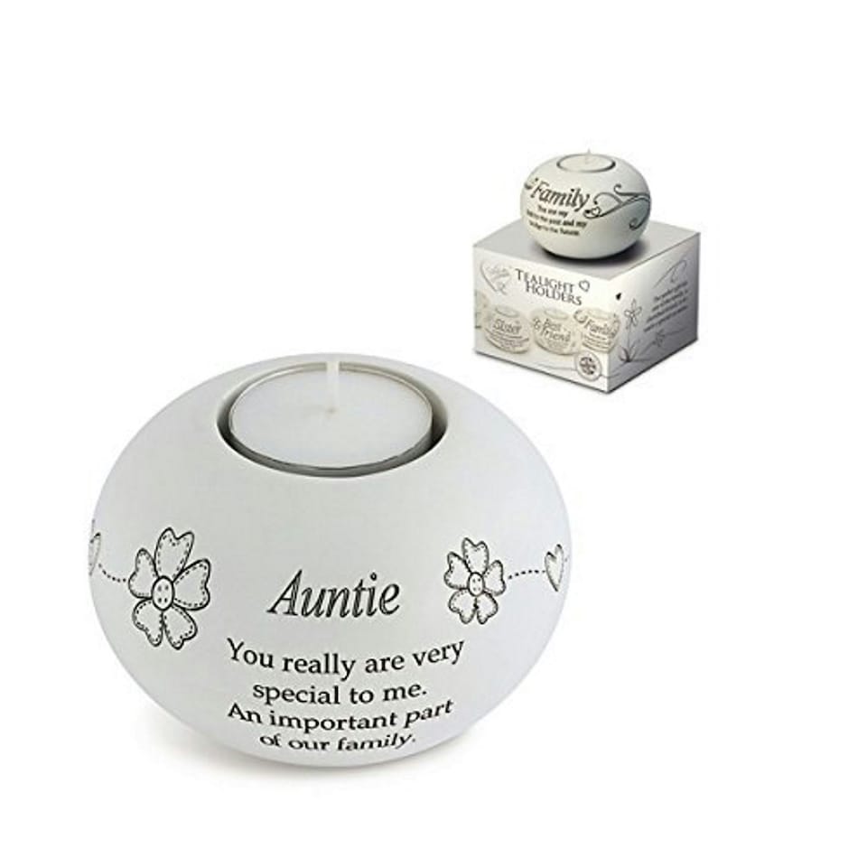 Said with Sentiment Tealight Holder - Auntie N/A