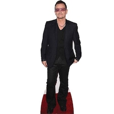 Bono U2 Lifesize Cardboard Cutout 167cm