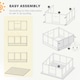 image 6 of PawHut Dog Whelping Box with Whelping Pad, Adjustable Entrance, 124 x 120cm