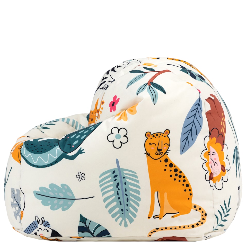 image 1 of Icon Hirest Medium Safari New Print Bean Bag