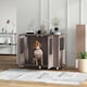 image 2 of PawHut Dog Crate Kennel Cage for Medium Large Dog, Indoor End Table, Purple