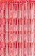 image 1 of Shimmer Tinsel Curtain, 2.5M x 1M Red
