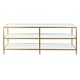image 2 of Centre Table DKD Home Decor Golden 120 x 50 x 45 cm Mirror Metal N/A
