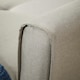 image 5 of Linen Upholstered Two Seater Pull-Out Double Sofa Bed Chair | Cream | Beige
