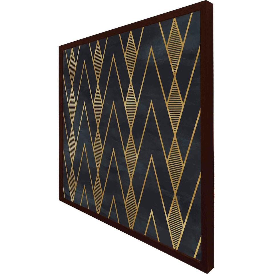 image 1 of Gold geometreic lines (Picutre Frame) Grey | S