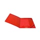 image 3 of A4 Red Card 3 Flap Folder With Elastic Closure
