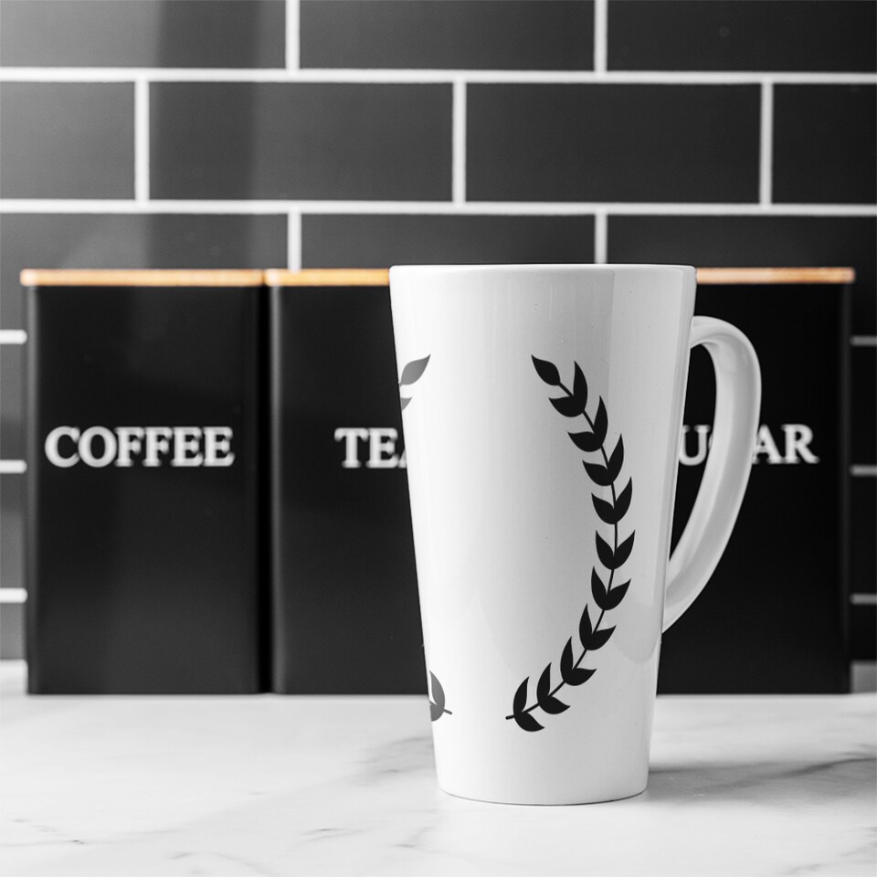 image 1 of Olive Branches Latte Mug