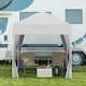image 8 of Outsunny 2mx2m Pop Up Gazebo Party Tent Canopy Marquee with Storage Bag White