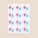 image 3 of Dolls Gender Reveal Round Stickers 60mm - Sheet of 12