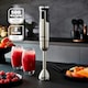 image 2 of GEEPAS 800W Hand Blender, Stainless Steel Blades | Silver