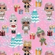 image 3 of LOL Surprise Christmas 2 Sheets & 2 Tags Gift Wrap