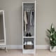 image 6 of Vida Designs Riano 1 Door Wardrobe With Shelf & Clothes Rail, White