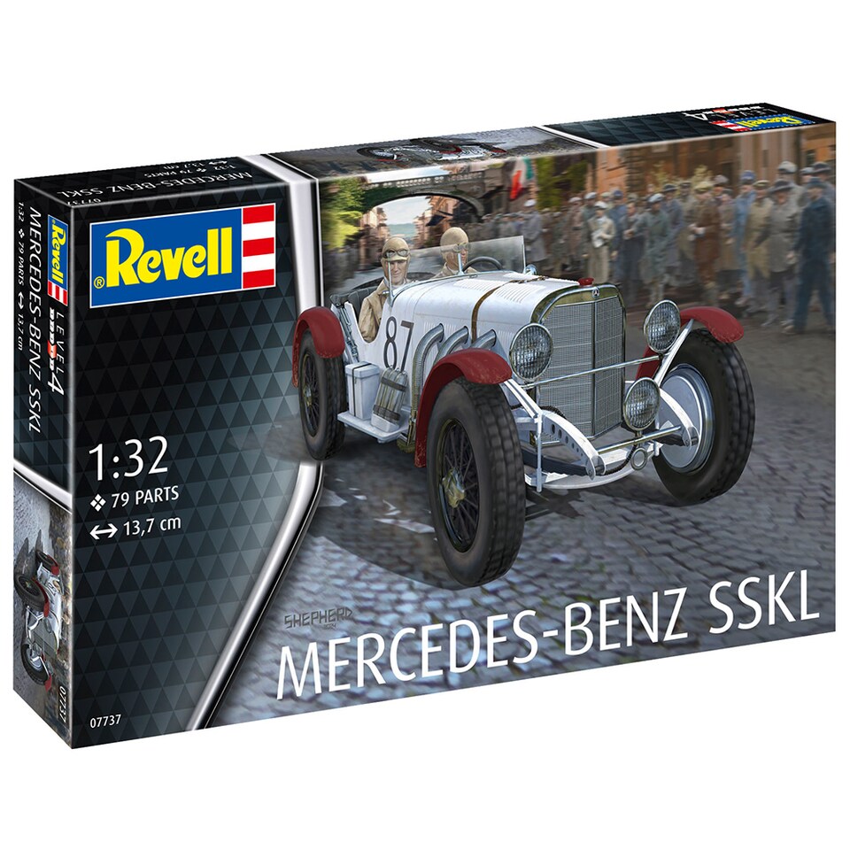 image 1 of Revell Mercedes-Benz SSKL Classic Racing Car Model Kit Scale 1-32