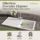 image 3 of Balterley 100cm Kitchen Single Bowl Composite Inset Sink with Overflow & Reversible Drainer