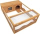 image 5 of Actiaspet Large Wooden Tortoise House & Run Small Animal Enclosure