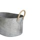 image 9 of Outdoor Galvanised Rope Handle Trough Set of Two