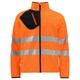image 1 of Projob Mens Hi-Vis Soft Shell Jacket - Orange/Black - M