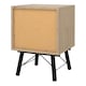 image 4 of Ry Bedside Cabinet 2 Drawer Jackson Hickory Oak