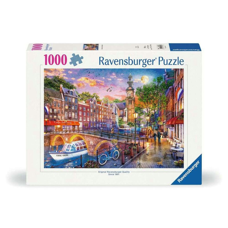 image 1 of Ravensburger Amsterdam 1000 Piece Jigsaw Puzzle