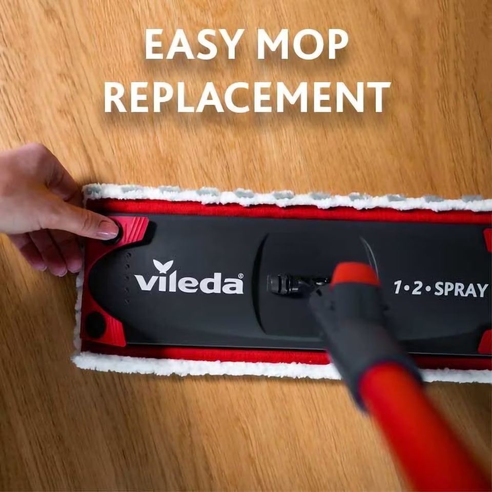 image 1 of Vileda 1-2 Spray Mop Head Refill Twin Pack 151856