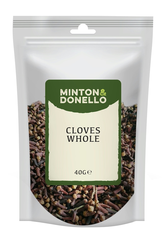 image 1 of Minton & Donello Whole Cloves 10 x 40g
