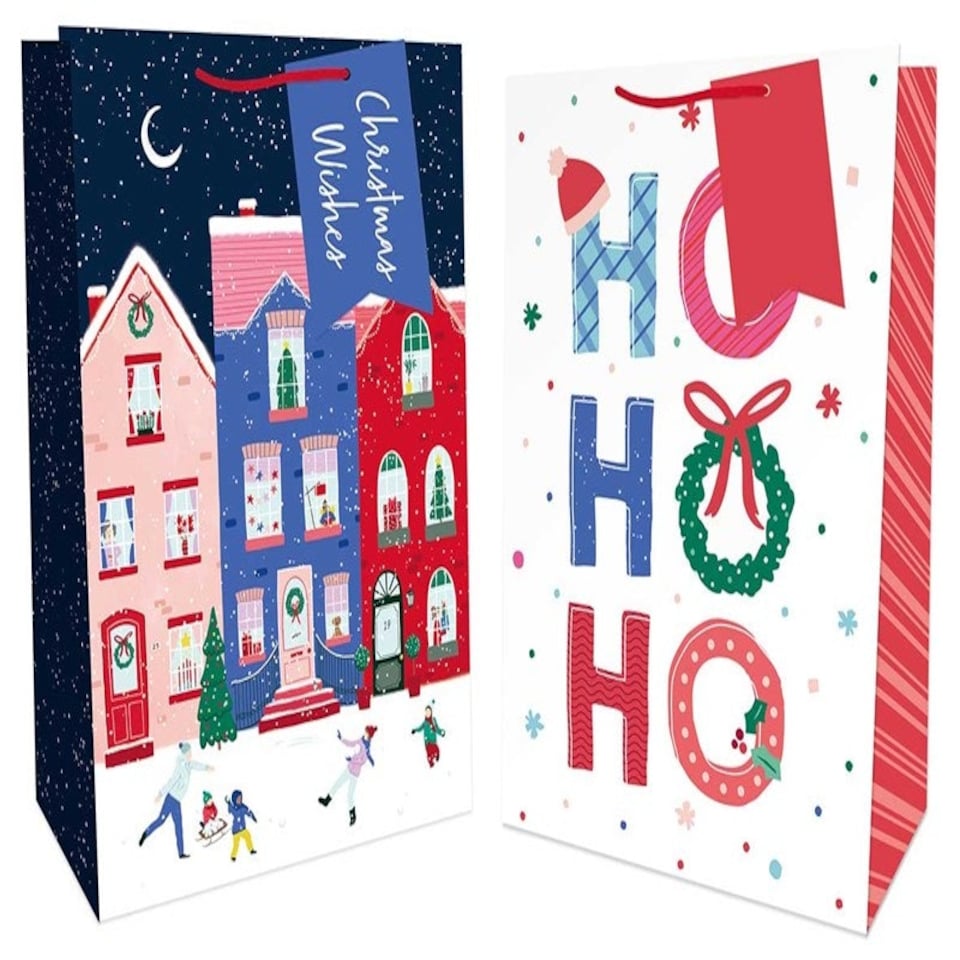 image 1 of Single Christmas Contemporary Design Medium Gift bag