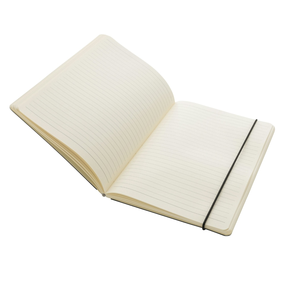 image 1 of XD Collection Deluxe Kraft Hard Cover A5 Notebook - Black - One Size